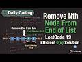 🔥 LeetCode 19: Remove Nth Node From End of List | Two Pointer Approach | Java Solution