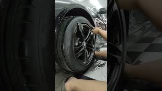 BMW520d พ่นสีลอกได้plasti dip สีกราไฟท์เมทาลิค #plastidip #plastidipthailand #สีลอกได้