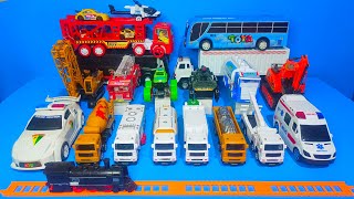 MOBIL TRUK, Truk Tangki Air, Truk Pemadam Kebakaran, Truk Sampah, Bus Sekolah, Mainan Mobil Ambulans