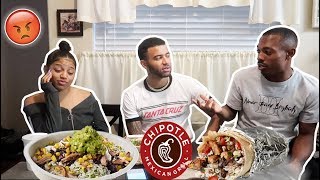 CHIPOTLE MUKBANG! FINDING OUT MY BEST FRIEND IS DATING MY SISTER BEHIND MY BACK...😤