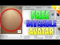 How to become INVISIBLE for FREE! (AVATAR TRICKS & GLITCHES) (ROBLOX)