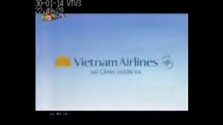 (Tết 2014) VTV3 (VTV hòa sóng) quảng cáo Vietnam airlines (đã sửa lại âm thanh)