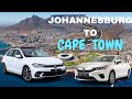 Johannesburg to Cape Town Roadtrip || Polo TSI Life DSG || Honda Ballade || Fuel Costs || Tollgates