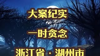 浙江省湖州市-愚蠢的凶手 #大案纪实 #根据真实故事改编