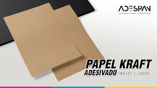 Papel Adesivo Kraft - Adespan