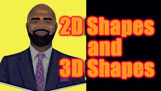 2D and 3D Shapes Rap Song | Shapes for kids | Mr. Woodland