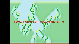 Wave Function Collapse Algorithm in C - wfc demo