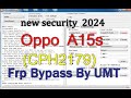 Oppo A15s(CPH2179) pattern pin unlock with umt