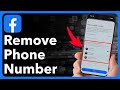 How To Remove Phone Number From Facebook Without WhatsApp Code