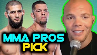 MMA Pros Pick ✅ Khamzat Chimaev vs. Nate Diaz - Part 1 👊 UFC 279