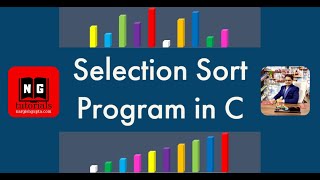 Selection Sort in C | Selection Sort Program | Implementation of Selection Sort Algorithm