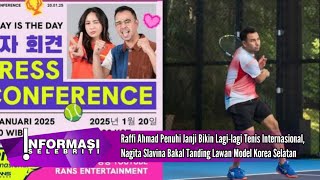 Raffi Ahmad Penuhi Janji Bikin Lagi-lagi Tenis Internasional, Nagita Slavina Bakal Tanding Lawan