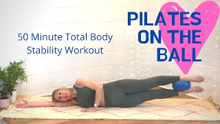 Pilates Mini Ball Workout - 50 Minute class to build Core Strength and Stability