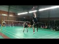 Badminton Final Terbuka Kelab Klang 2022 Tournament - Tan Jinn Hwa / Eizlan Shah Vs Danish / Hakim