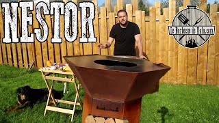 Repas COMPLET (Entrée-Plat-Dessert) pour tester le Nestor de chez Barbecook ! 🔥🥳