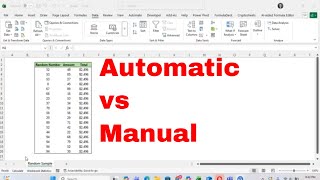 Excel Automatic vs Manual Calculation Mode Explained (Stop Freezing Your Workbook!) #tutorial #howto