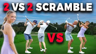 2 v 2 Scramble with Course Record Holder || Florida Golf DOWN TO THE WIRE