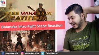 Dhamaka​ Movie Ravi Teja Mass Intro Scene REACTION | Ravi Teja