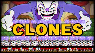 Speedrun de Cuphead, mas eu tenho um exército de clones