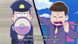 Osomatsu-San 「おそ松さん」(Ichimatsu \u0026 Atsushi scene) S3 Ep15