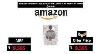 Kenstar Turbocool - RE 40 litres Air Cooler with Remote Control (White)