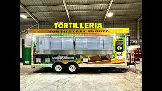 #foodtrailer / #remolques RDN 8x20pies #wrap #tortilleria Miguel #massachusetts