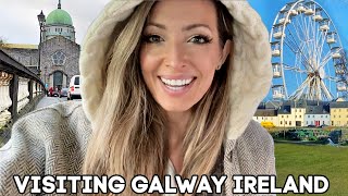 FAVORITE things about TRAVELING IN GALWAY IRELAND - Eyre Square Christmas Market (Travel Vlog #164)