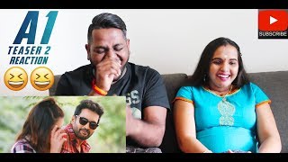 A1 Teaser 2 Reaction | Malaysian Indian Couple | Santhanam | Tara | Santhosh Narayanan