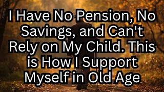 I Have No Pension, No Savings, and Can't Rely on My Child. This is How I Support Myself in Old Age