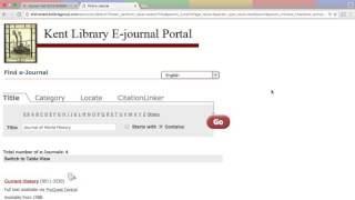 E-journal Portal Video