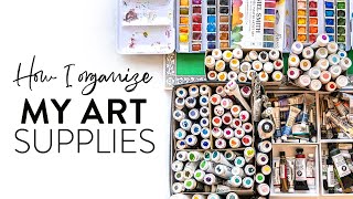 Art Supplies Organization (Tips & Secrets from a Pro)