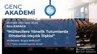 Esra KARACA | Mültecilere Yönelik Tutumlarda Dindarlık-Irkçılık İlişkisi