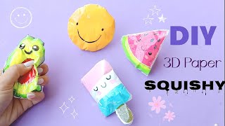 3d paper squishy Toys / DIY Kawaii Squishy / MAKE COOL SQUISHY EASY / Paper squishy #Shorts