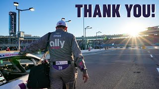 From everyone at Hendrick Motorsports, thank you, Greg Ives