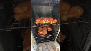 Masterbuilt Electric Smoker chicken legs and thighs