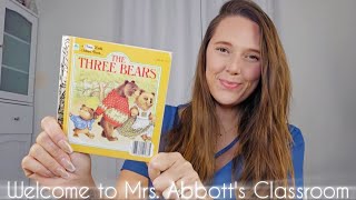 ASMR | Reading a Classic Story | A Golden Book | The Three Bears 🧸👨‍👩‍👧📚 | Whisper Reading to YOU