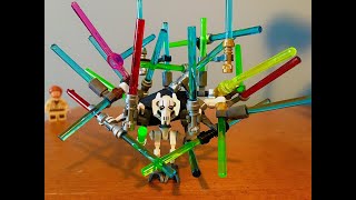 LEGO General Grievous With To Many Lightsabers