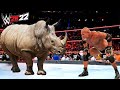 Goldberg vs. Rhino (WWE 2K22)