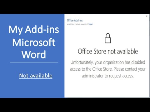 How To Add Or Enable Word Add-ins In Microsoft Word - YouTube