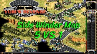 Red Alert 2 - Side Winder Map - 5 vs 1