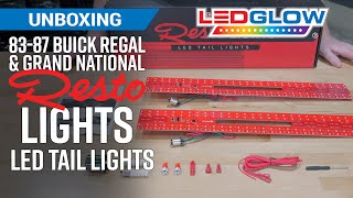 Unboxing LEDGlow Restolights | Sequential 1983-1987 Buick Regal Grand National LED Tail Lights