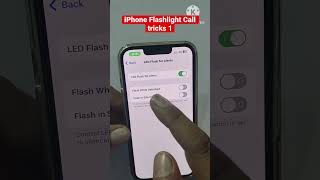 iPhone Flashlight Call tricks #shorts IPhone Flash on call #iphonefeatures #youtubeshortsvideo