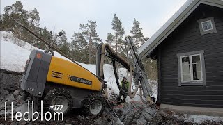 Rock Blasting For a House Extension. (Part 3) (winter 20-21)