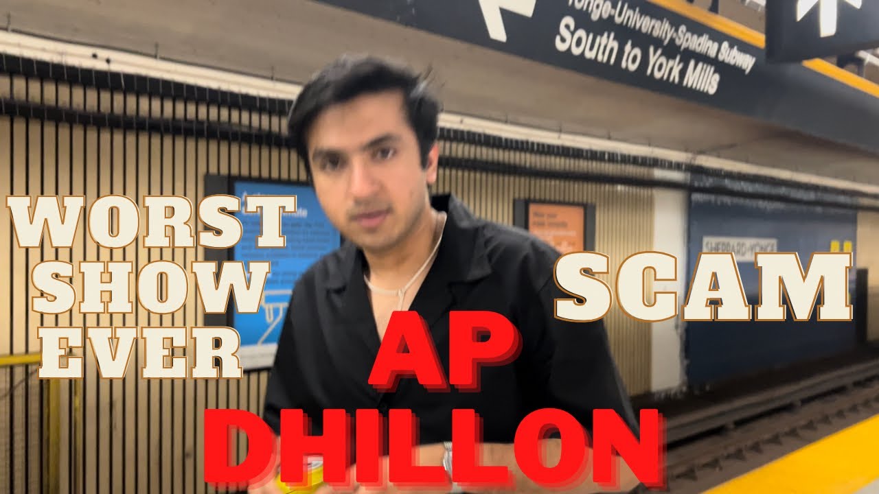 AP DHILLON TORONTO | WORST SHOW EVER | ALCOHOL AND REGRET - YouTube