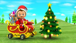 Super Crazy Baby Santa Christmas Tree Decoration | Santa Toys For Kids Baby Learning Toddlers Videos