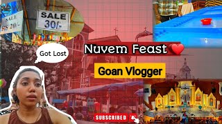 Exploring the new church 💒and fair|Nuvem feast Mae dos pobres🙏| goan vlogger|Goa vlogs🏝