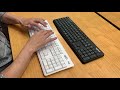 静音ワイヤレスキーボード『k295』音の比較動画