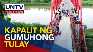 Temporary bridge sa Pangasinan, binuksan sa publiko