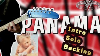 PANAMAの弾き方【TAB】VAN HALEN 【cover】Solo,Intro,Backing,RegularTuning