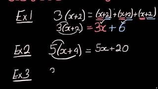 Basic intro to expanding two brackets